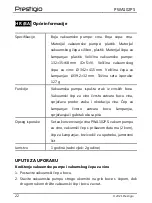 Preview for 22 page of Prestigio PWA102PS Quick Start Manual