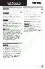 Preview for 5 page of PRETUL 26033 Manual