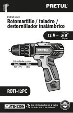 PRETUL ROTI-12PC Manual preview