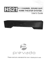 Prevado HS21 User Manual preview