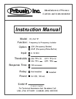 Pribusin ITC-79-FTF Series Instruction Manual preview