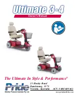 Pride Mobility CF3000AUS Owner'S Manual preview