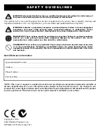 Preview for 2 page of Pride Mobility Jazzy 1650 Series Owner'S Manual