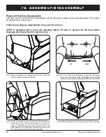 Preview for 16 page of Pride Mobility Power Lift Recliner Series Owner'S Manual