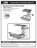 PRIMAL TREESTANDS PVHO-211 Instruction And Safety Manual preview