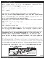 Preview for 3 page of PRIMAL TREESTANDS PVLS-316 Instruction And Safety Manual