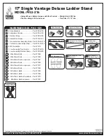 Preview for 6 page of PRIMAL TREESTANDS PVLS-316 Instruction And Safety Manual