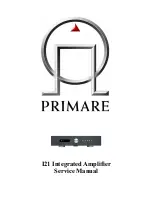 Preview for 2 page of Primare I21 Service Manual