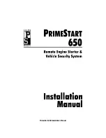 Prime Security PrimeStart 650 Installation Manual preview