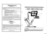 Preview for 1 page of Prime Source Grip Rite GR200FS Operation And Maintenance Manual