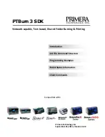 Primera PTBurn 3 SDK User Manual preview