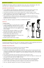 Preview for 6 page of PRINCESS HOUSE VIDASANA C5214 Care & Use Manual