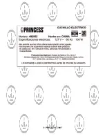 Preview for 20 page of Princess 492952 Instructions For Use Manual