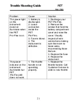 Preview for 23 page of Priority Electric Transportation PET PRO-FLEX 500 Manual