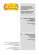 PRITY 2CF Technical Description And Operation Instructions preview