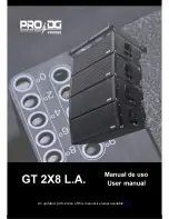 Preview for 1 page of PRO DG GT 2X8 L.A. User Manual