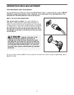 Preview for 7 page of Pro-Form 325E User Manual