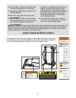 Preview for 4 page of Pro-Form 370p Treadmill User Manual