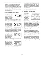 Preview for 15 page of Pro-Form 400 Crosswalk Sport 831.24840.0 User Manual