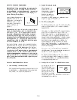 Preview for 14 page of Pro-Form 400 ZLT PETL49910.0 User Manual