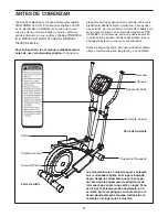 Preview for 3 page of Pro-Form 450 Hr Elliptical (Spanish) Manual Del Usuario