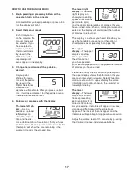 Preview for 17 page of Pro-Form 500 ZLE User Manual