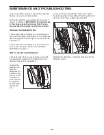 Preview for 20 page of Pro-Form 505 Zle Elliptical Manual