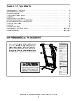 Preview for 2 page of Pro-Form 6.0 RT PFTL39115.0 User Manual