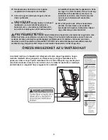 Preview for 4 page of Pro-Form 6.5 X Treadmill (Hungarian) Felhasználói Kézikönyv