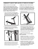 Preview for 24 page of Pro-Form 600 Lt Treadmill (French) Manuel De L'Utilisateur