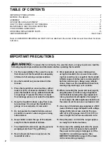 Preview for 2 page of Pro-Form 625ex wide deck User Manual