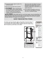 Preview for 4 page of Pro-Form Crosswalk 425 PFTL39707.0 User Manual