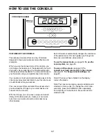 Preview for 17 page of Pro-Form ENDURANCE 420 E User Manual