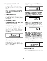 Preview for 22 page of Pro-Form ENDURANCE 420 E User Manual