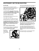 Preview for 23 page of Pro-Form ENDURANCE 420 E User Manual