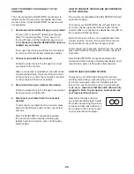 Preview for 25 page of Pro-Form endurance 720 e User Manual