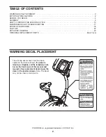 Preview for 2 page of Pro-Form GameFit Bike PFEVEX92407.0 User Manual