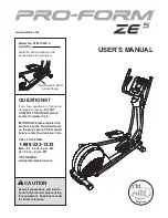 Pro-Form PFEL70609.0 User Manual preview