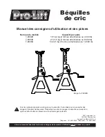 Preview for 5 page of Pro-Lift T-6902D Operating Instructions & Parts Manual