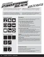 Preview for 2 page of Pro-Line Boats PRO-Fusion SC 4x4 Instruction Manual