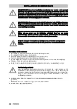 Preview for 40 page of pro user PSI1000TX Operating Manual