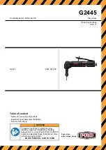 Preview for 1 page of Pro G2445 Product Instructions