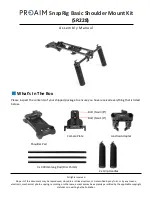 Preview for 1 page of PROAIM SnapRig SR228 Assembly Manual