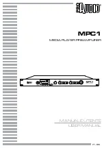 Preview for 1 page of ProAudio MPC1 User Manual