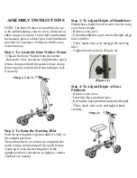 Preview for 3 page of Probasics KNEE WALKER 1030 User Manual