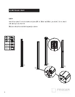 Preview for 8 page of PROCAM DISTRIBUTION Villa Pergola User Instructions