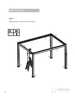 Preview for 10 page of PROCAM DISTRIBUTION Villa Pergola User Instructions