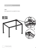 Preview for 11 page of PROCAM DISTRIBUTION Villa Pergola User Instructions