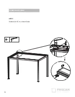 Preview for 14 page of PROCAM DISTRIBUTION Villa Pergola User Instructions