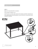 Preview for 17 page of PROCAM DISTRIBUTION Villa Pergola User Instructions